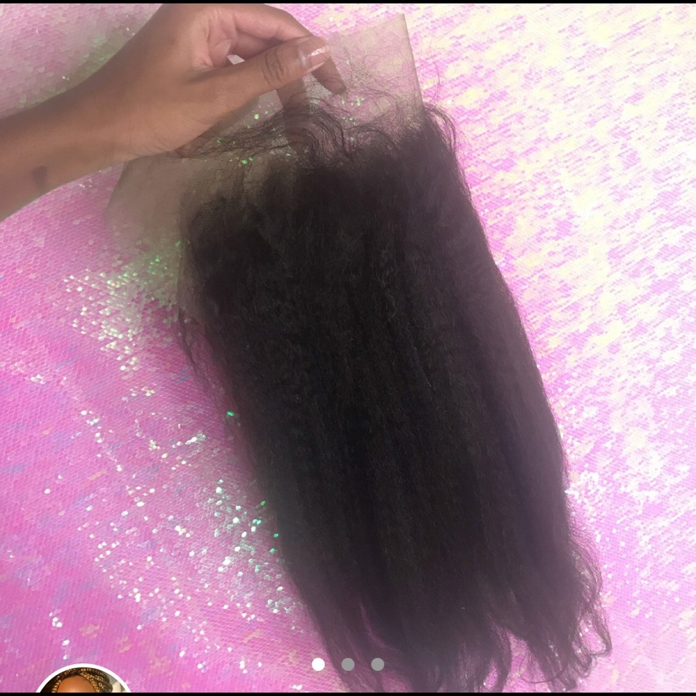 Brazilian Kinky Straight Frontal!